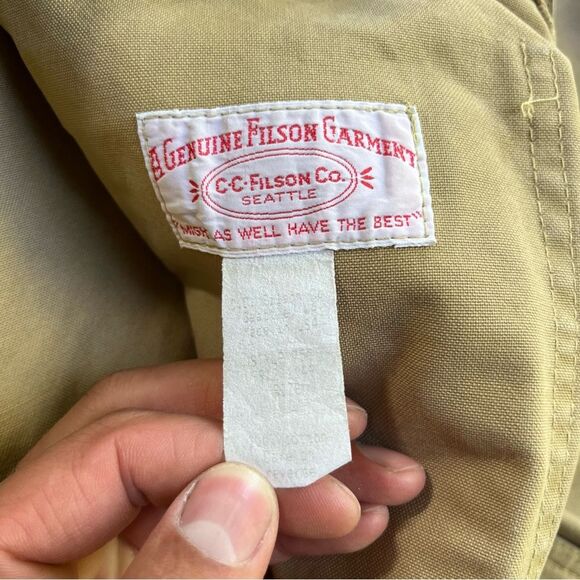 (Sold) Vintage Filson Dry Tin Work Jacket (L) (Made in USA 🇺🇸) - Picture 8 of 9